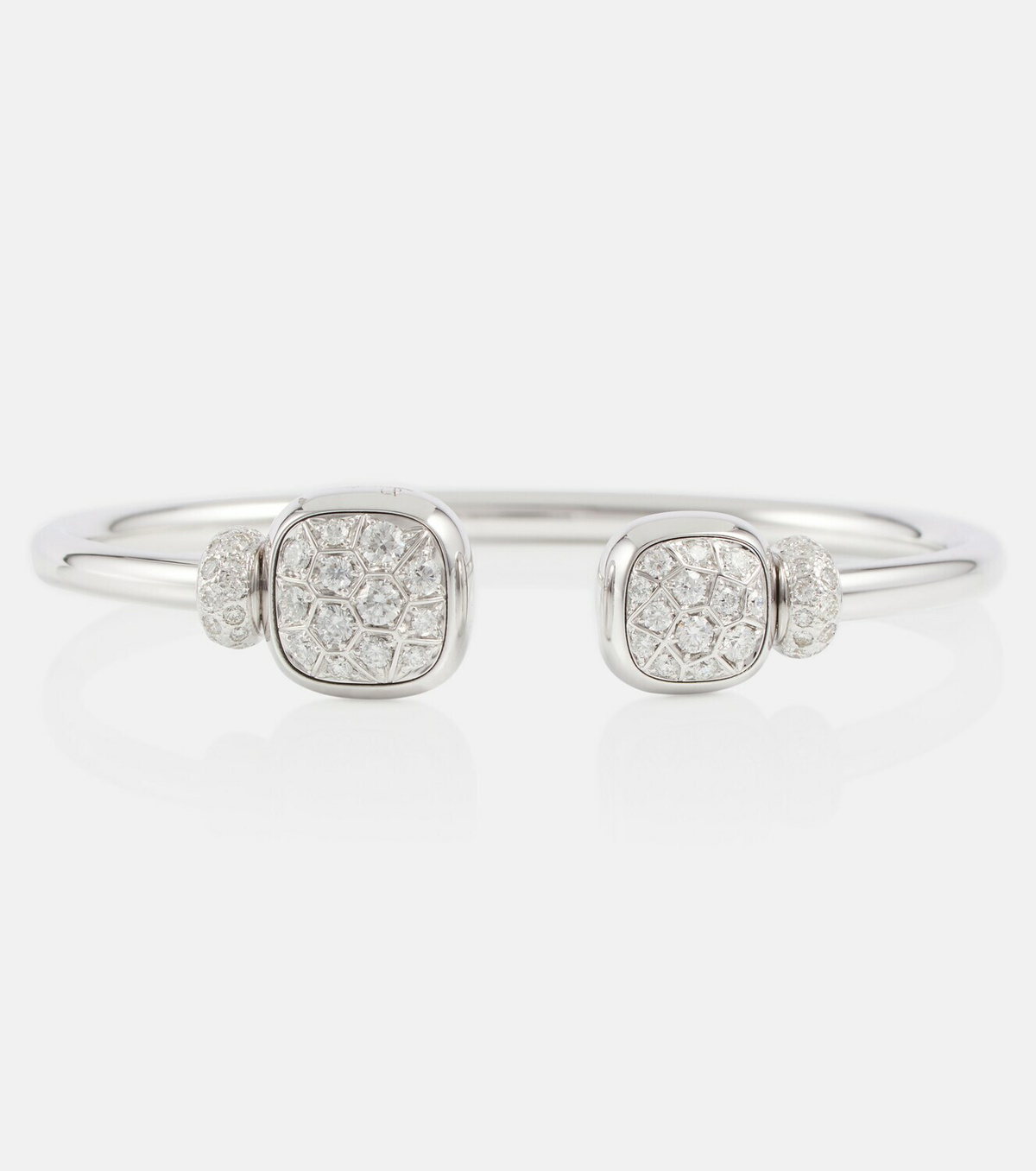Pomellato - Nudo 18kt gold bracelet with diamonds and topaz