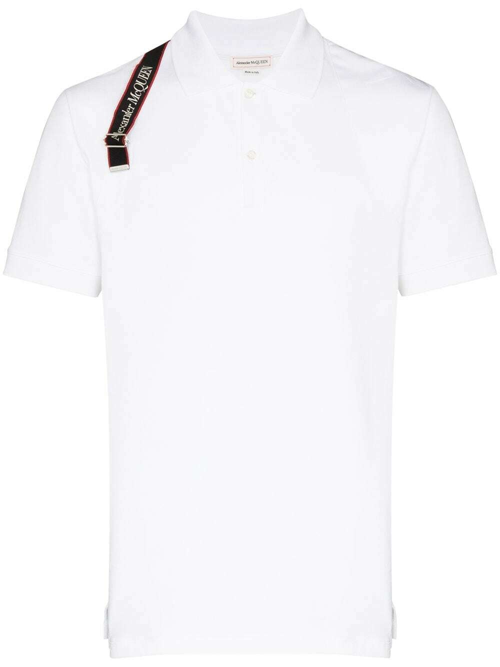 ALEXANDER MCQUEEN - Logo Organic Cotton Polo Shirt Alexander McQueen