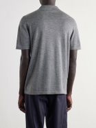 Gabriela Hearst - Stendhal Cashmere and Silk-Blend Polo Shirt - Gray