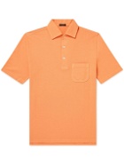Rubinacci - Cotton-Piqué Polo Shirt - Orange