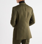 TOM FORD - Shelton Cotton and Silk-Blend Suit Jacket - Green