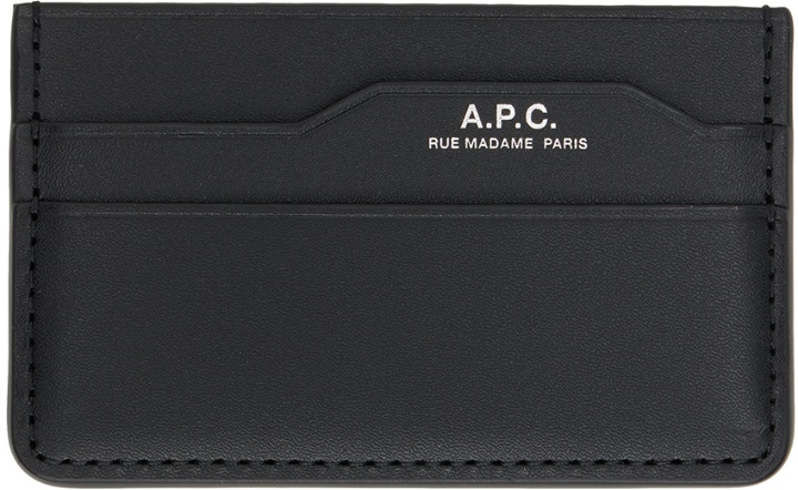 Photo: A.P.C. Black Dossier Card Holder