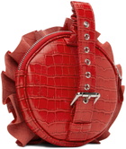 VAQUERA Red Corsage Clutch