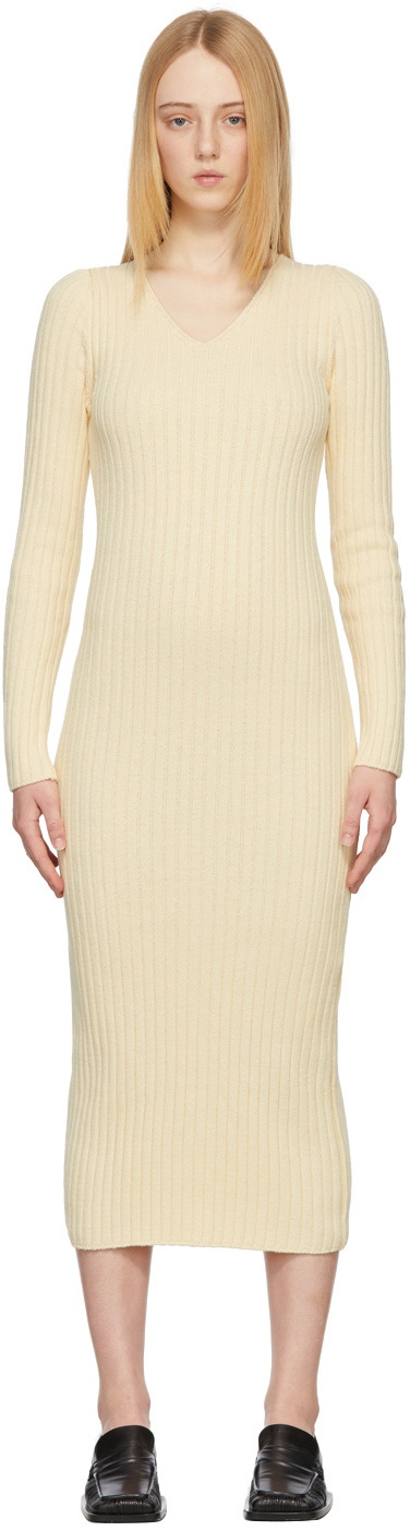 LVIR Beige Knit Long Dress LVIR LVIR Beige Knit Long Dress LVIR