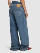 THE ATTICO Low Rise Wide Jeans