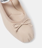 Miu Miu Mj leather ballet flats