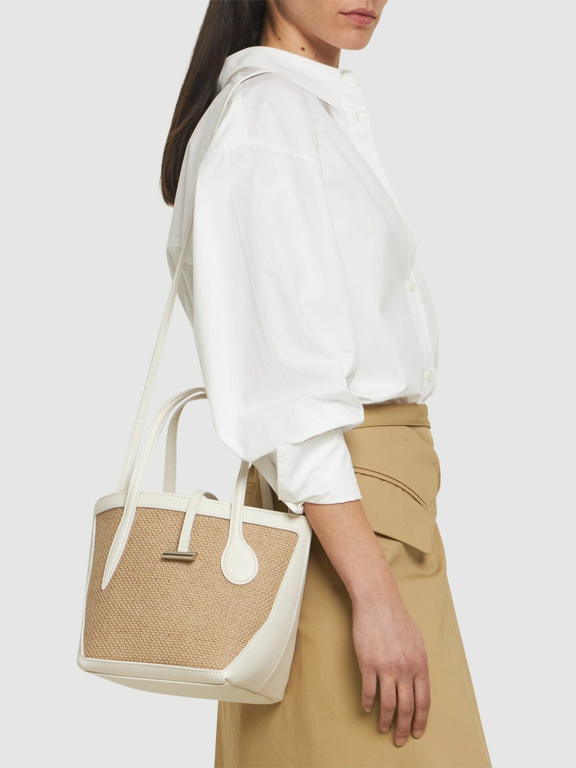 LITTLE LIFFNER Mini Sprout Linen Tote Bag