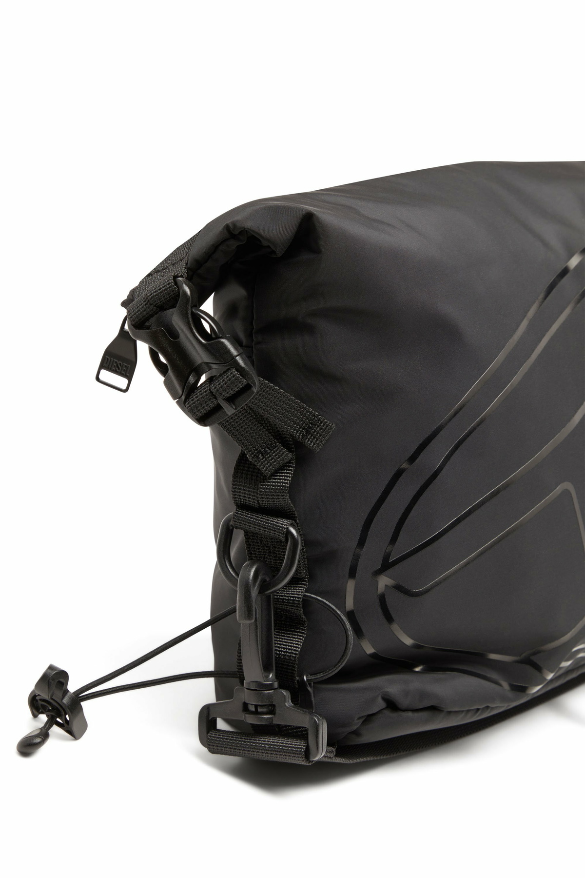 Diesel Drape-Nylon crossbody bag with Oval D print - Crossbody