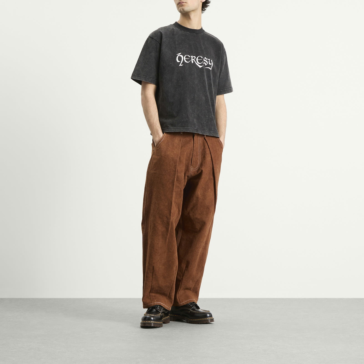 Heresy Men's Tolk T-Shirt in Ash