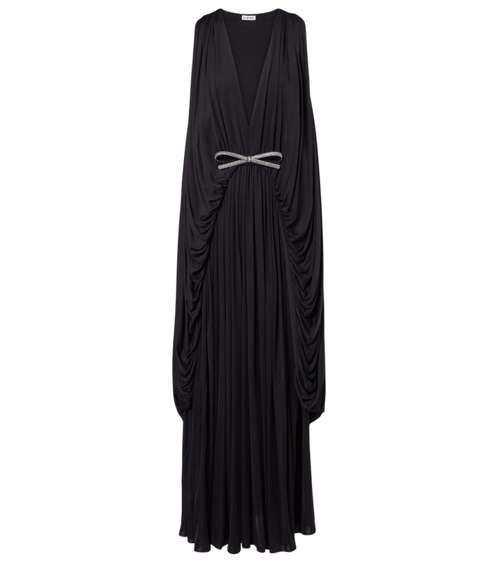 Photo: Loewe Embellished draped silk gown