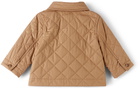 Burberry Baby Beige Quilted Horseferry Jacket