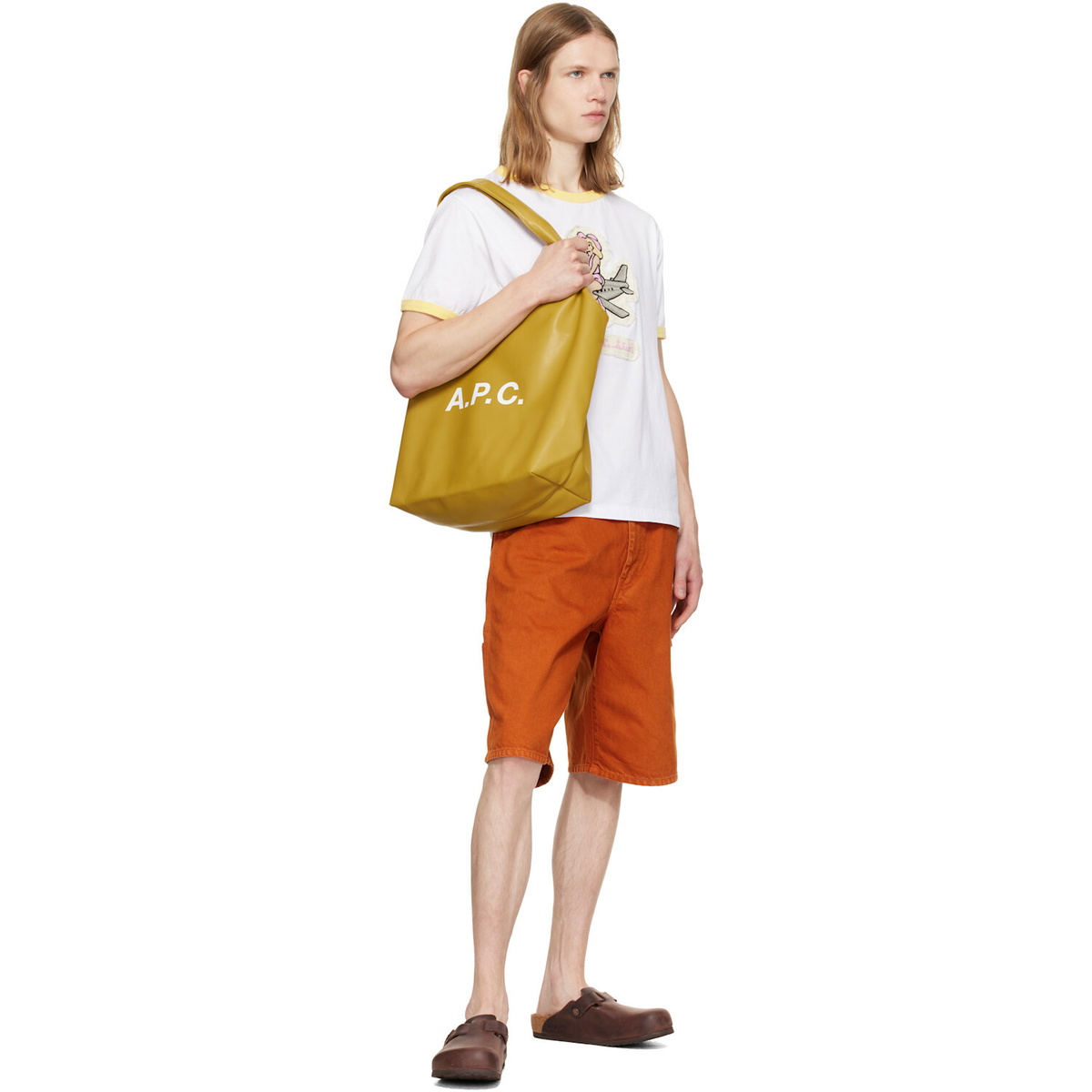 A.P.C. Khaki Ninon Tote