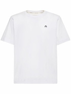 MARINE SERRE - Moon Embroidery Organic Cotton T-shirt