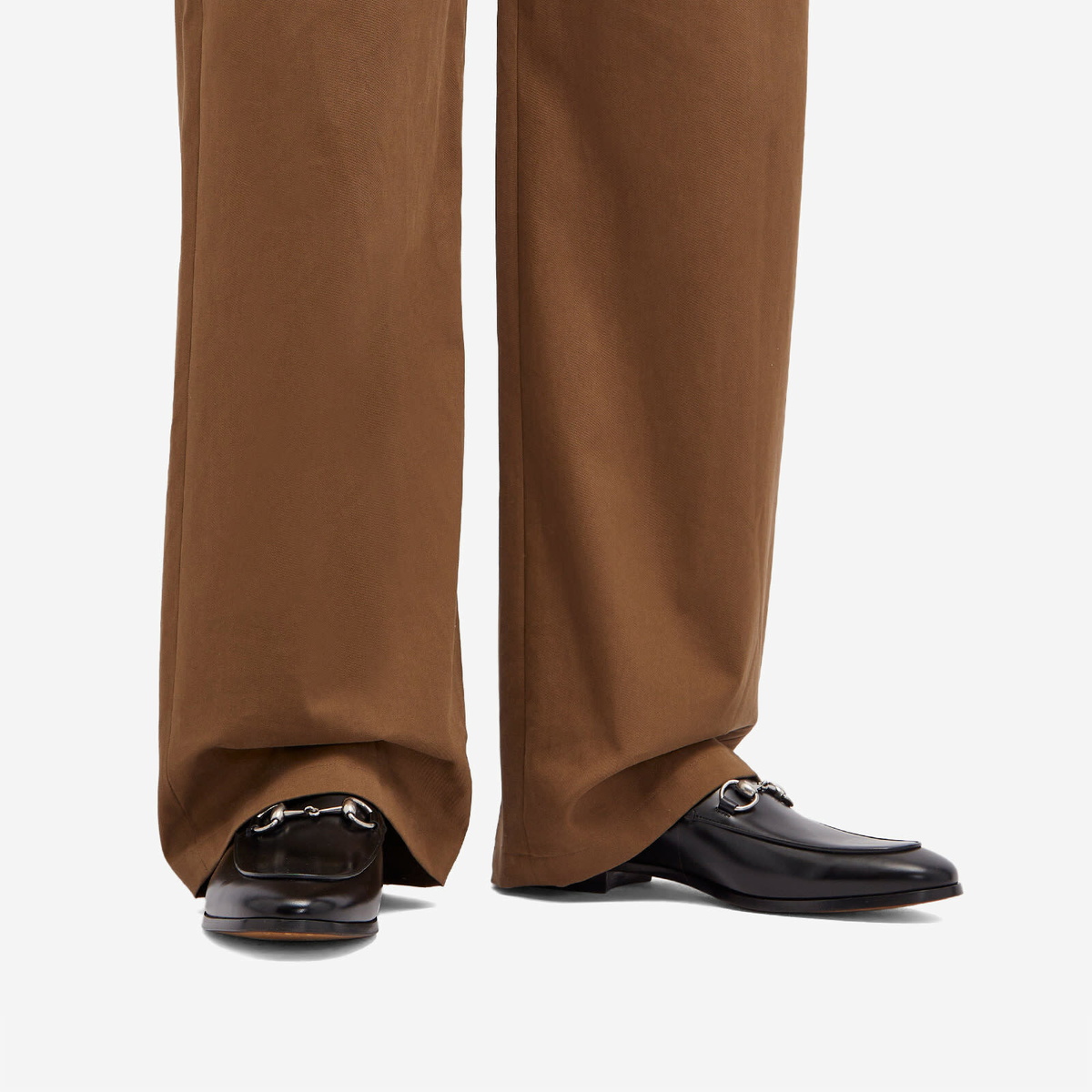 いの吉　1010 Men's Horsebit 1953 loafer in black leather | GUCCI® US