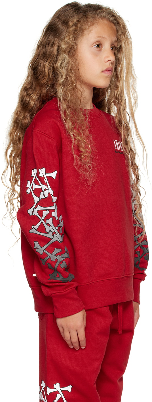 AMIRI Kids Red Bones Sweatshirt Amiri