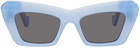 LOEWE Blue Cat-Eye Sunglasses
