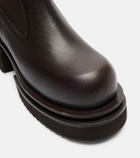 Rick Owens Beatle 60 leather platform Chelsea boots