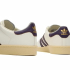 Adidas Men's Jabbar Lo Half Shell Sneaker in Off White/Violet/Warm Vanilla