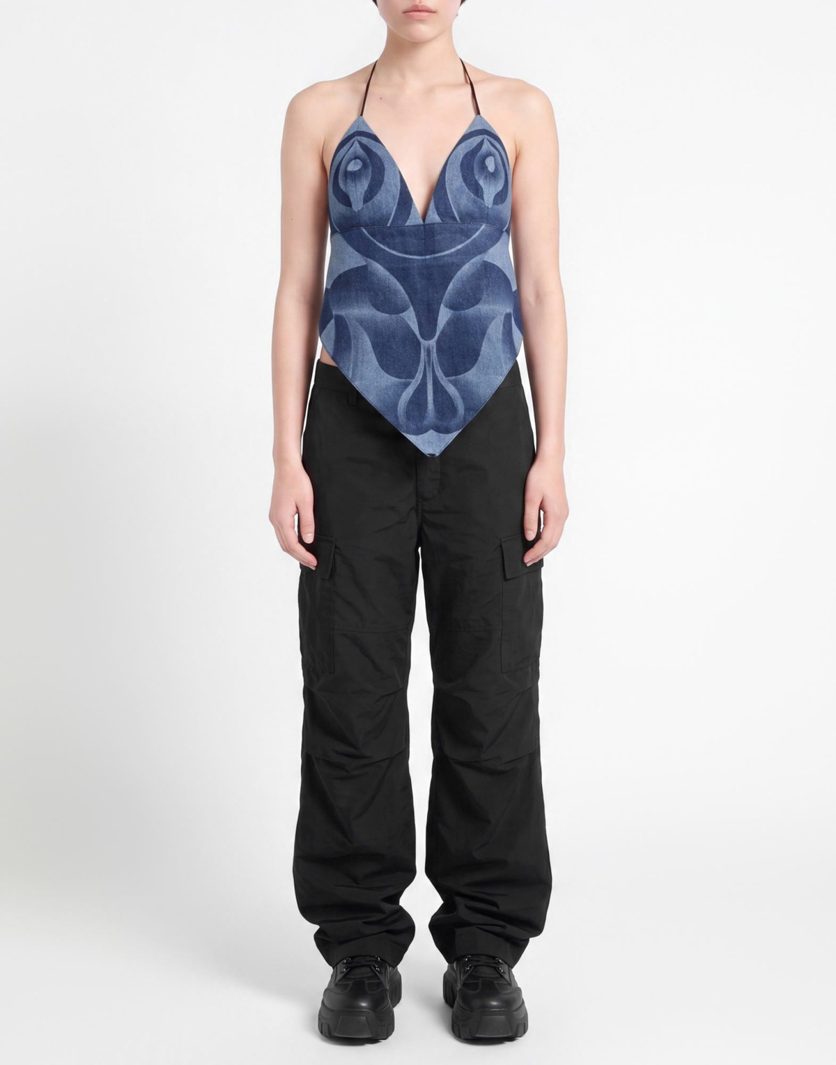 Conner Ives Womens Top in Blue