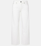 Slvrlake Jamie cropped barrel-leg jeans