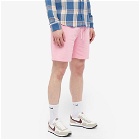 Colorful Standard Men's Classic Organic Sweat Short in Flamingo Pink