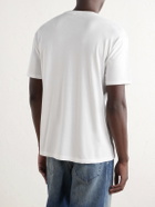 Auralee - Seamless Cotton-Jersey T-Shirt - White