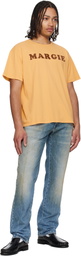 MM6 Maison Margiela Yellow Vintage Jersey 'Margie' T-shirt