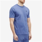 Wood Wood Men's Bobby Double Logo T-Shirt in Silver Blue
