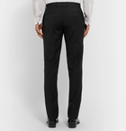 Etro - Black Slim-Fit Grosgrain-Trimmed Wool Tuxedo Trousers - Black