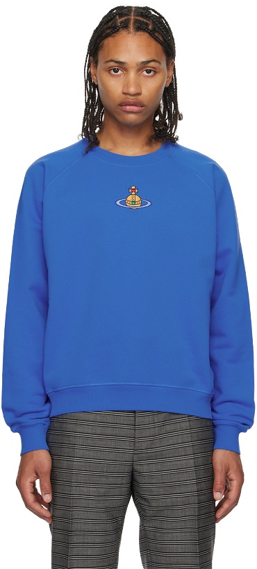Photo: Vivienne Westwood Blue Embroidered Sweatshirt