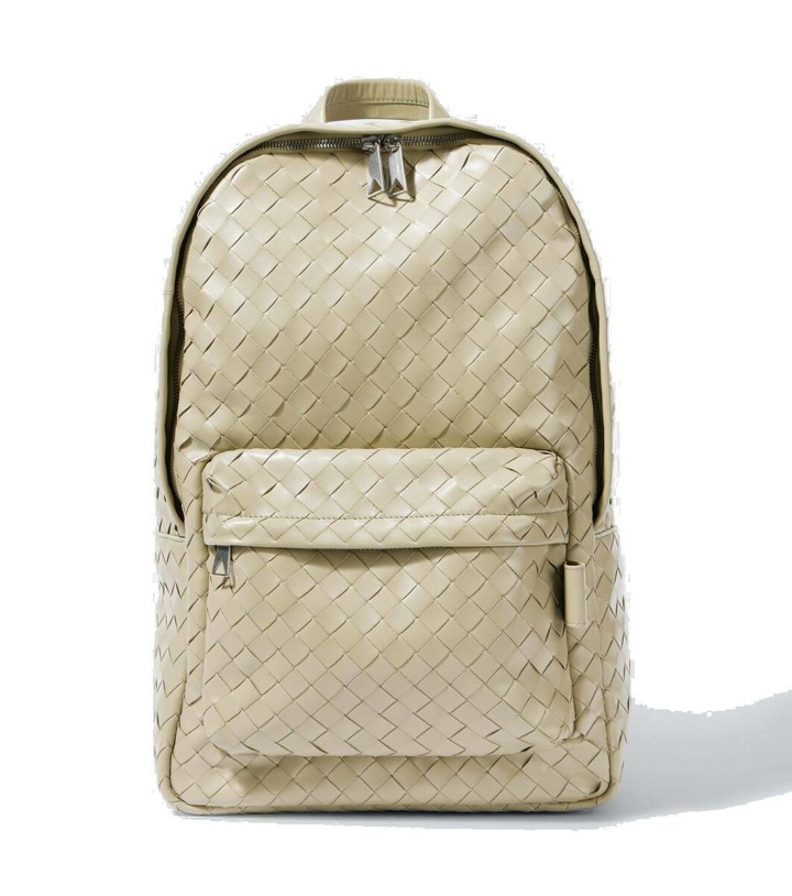 Photo: Bottega Veneta Avenue Intrecciato leather backpack