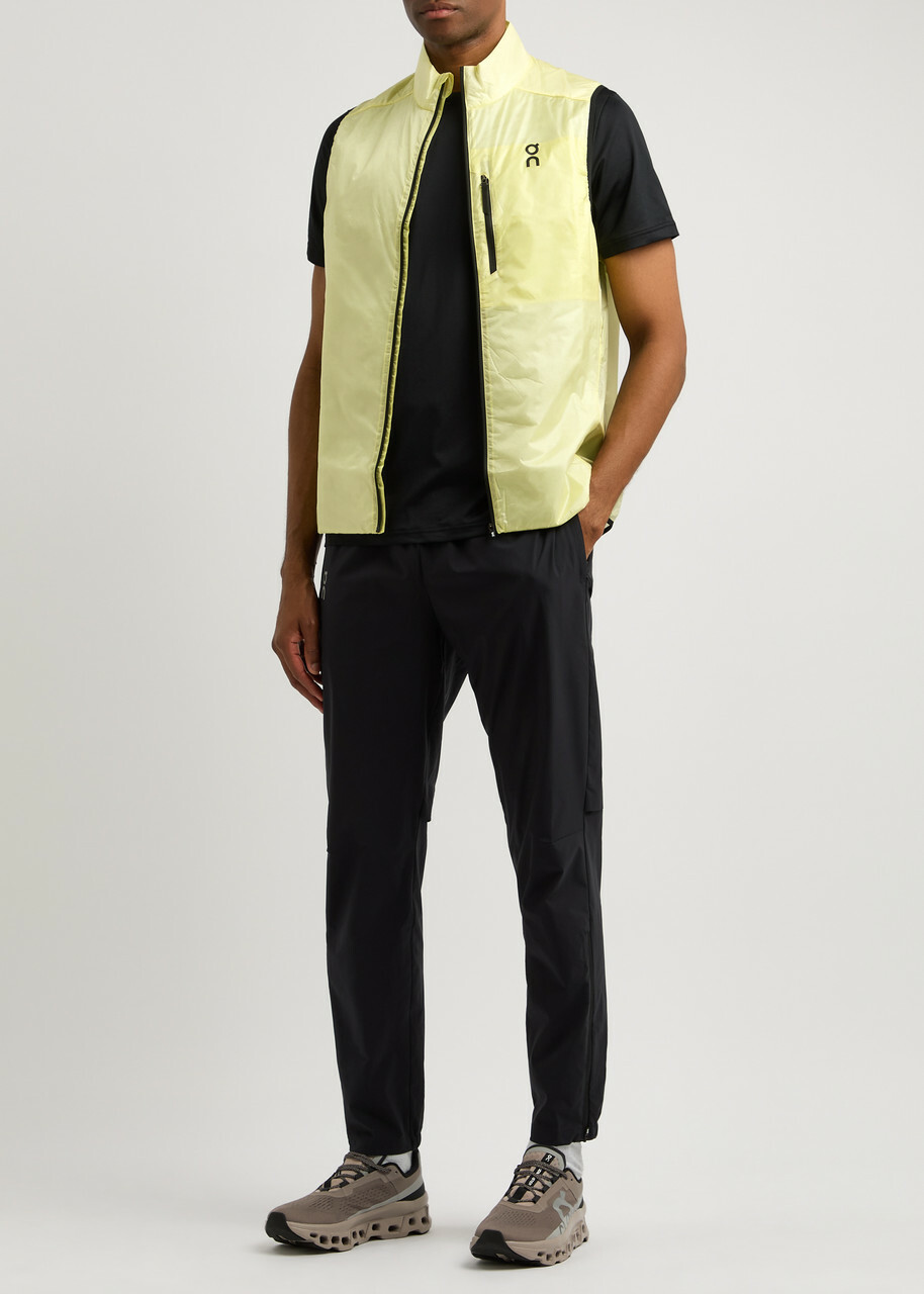 ON Weather Padded Nylon Gilet Yellow