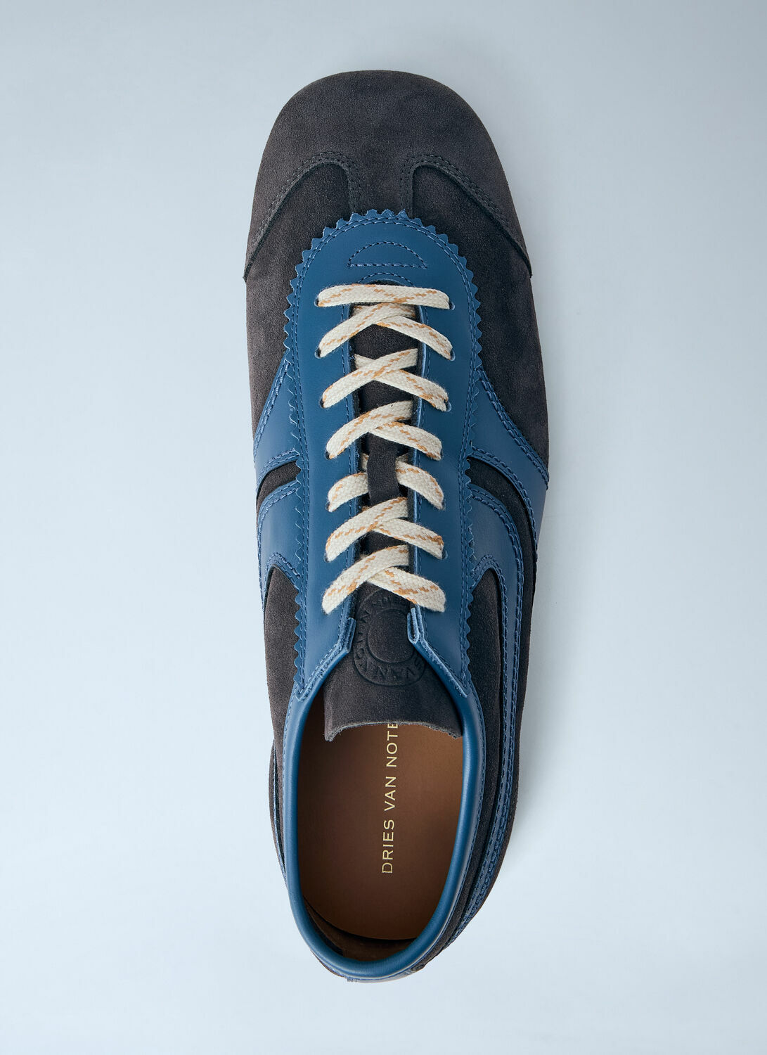 Dries Van Noten Suede Trimmed Sneakers