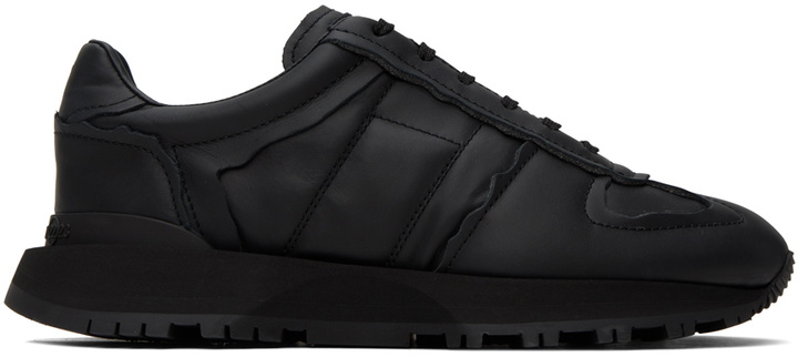 Photo: Maison Margiela Black 50-50 Sneakers