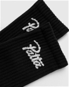 Patta Script Logo Sport Socks (2 Pack) Black - Mens - Socks