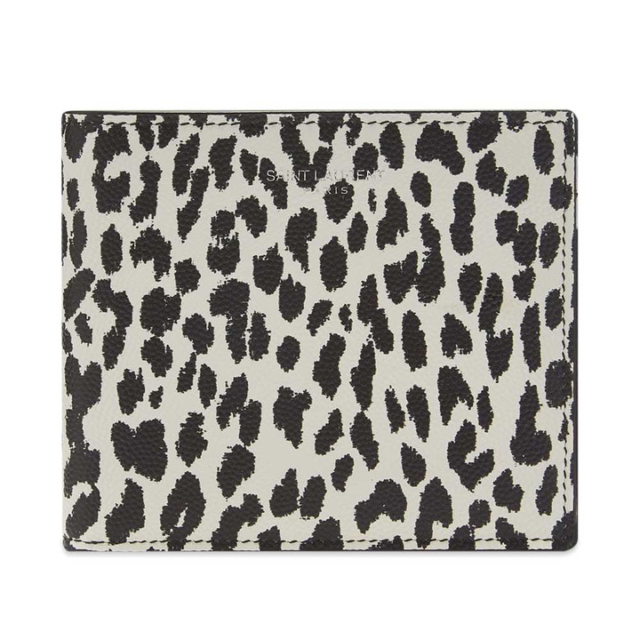 Photo: Saint Laurent Leopard East West Wallet