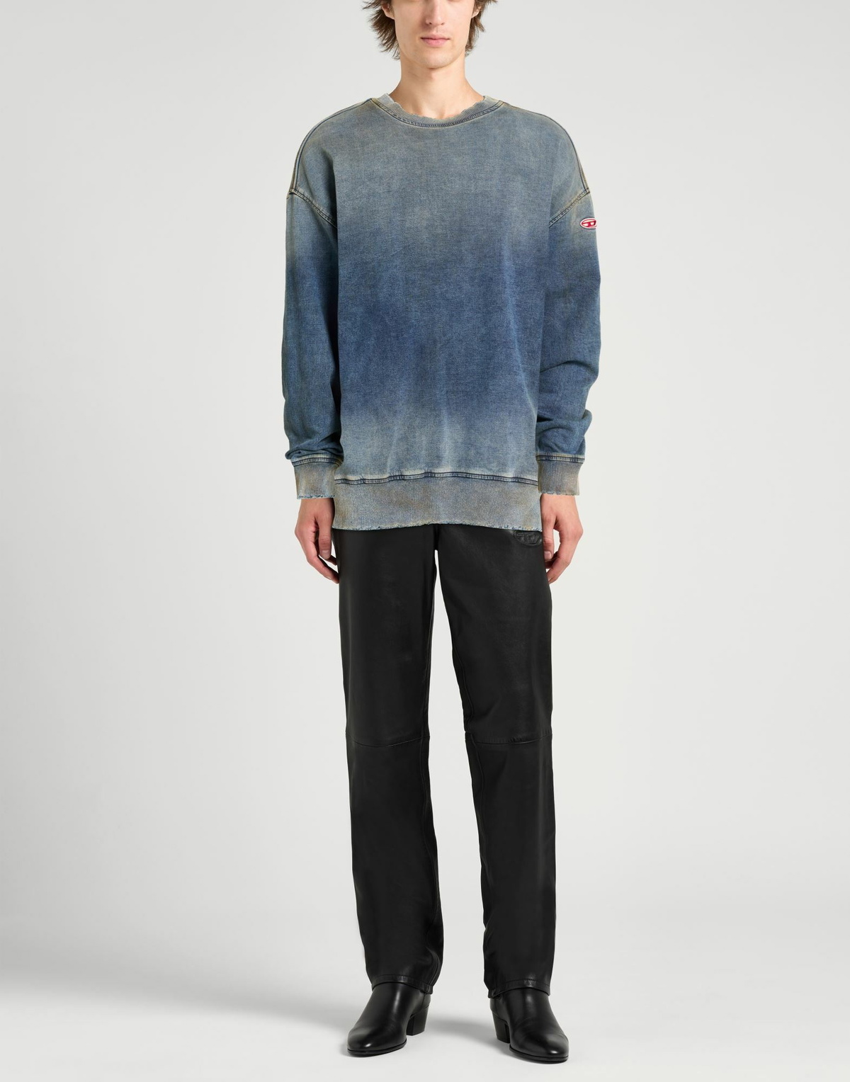 Diesel Mens Sweatshirt Slate in Blue