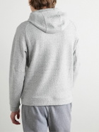 Lululemon - Double-Knit Textured Cotton-Blend Jersey Hoodie - Gray