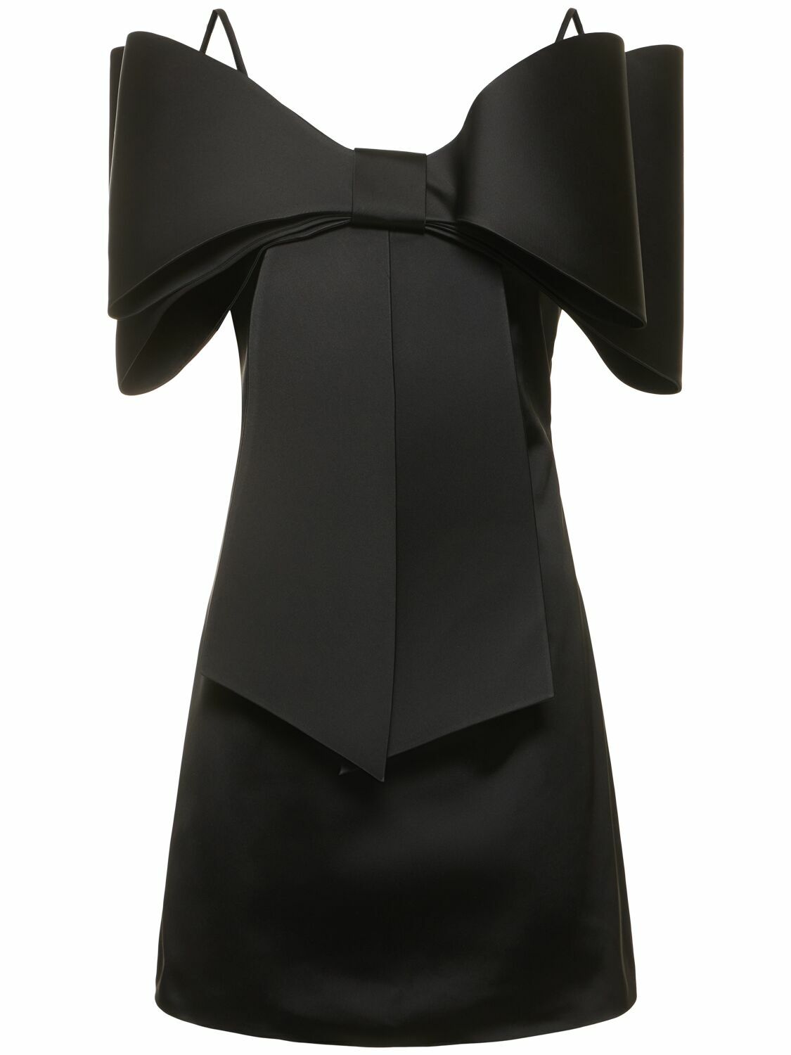MACH & MACH - Le Cadeau Bow Organza Mini Dress
