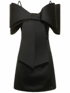 MACH & MACH - Le Cadeau Bow Organza Mini Dress