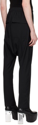 Rick Owens Black Slim Long Trousers