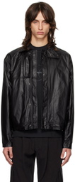 HYEIN SEO Black Waxed Cotton Jacket