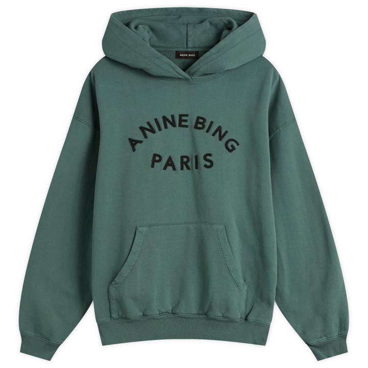 Photo: Anine Bing Women's Harvey Paris Hoodie in Dark Green