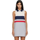 Versace Multicolor Striped Cotton-Jersey Minidress