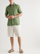 120% - Linen-Gauze Shirt - Green