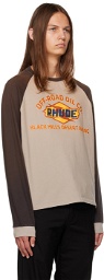 Rhude Gray 'Hills' Long Sleeve T-Shirt