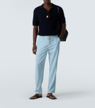 Vilebrequin Parc striped wool-blend slim pants