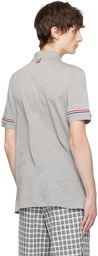 Thom Browne Gray Patch Polo