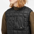 Taion Men's Mountain Crew Neck Light Down Vest in Black