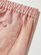 Etro - Straight-Leg Linen Suit Trousers - Pink